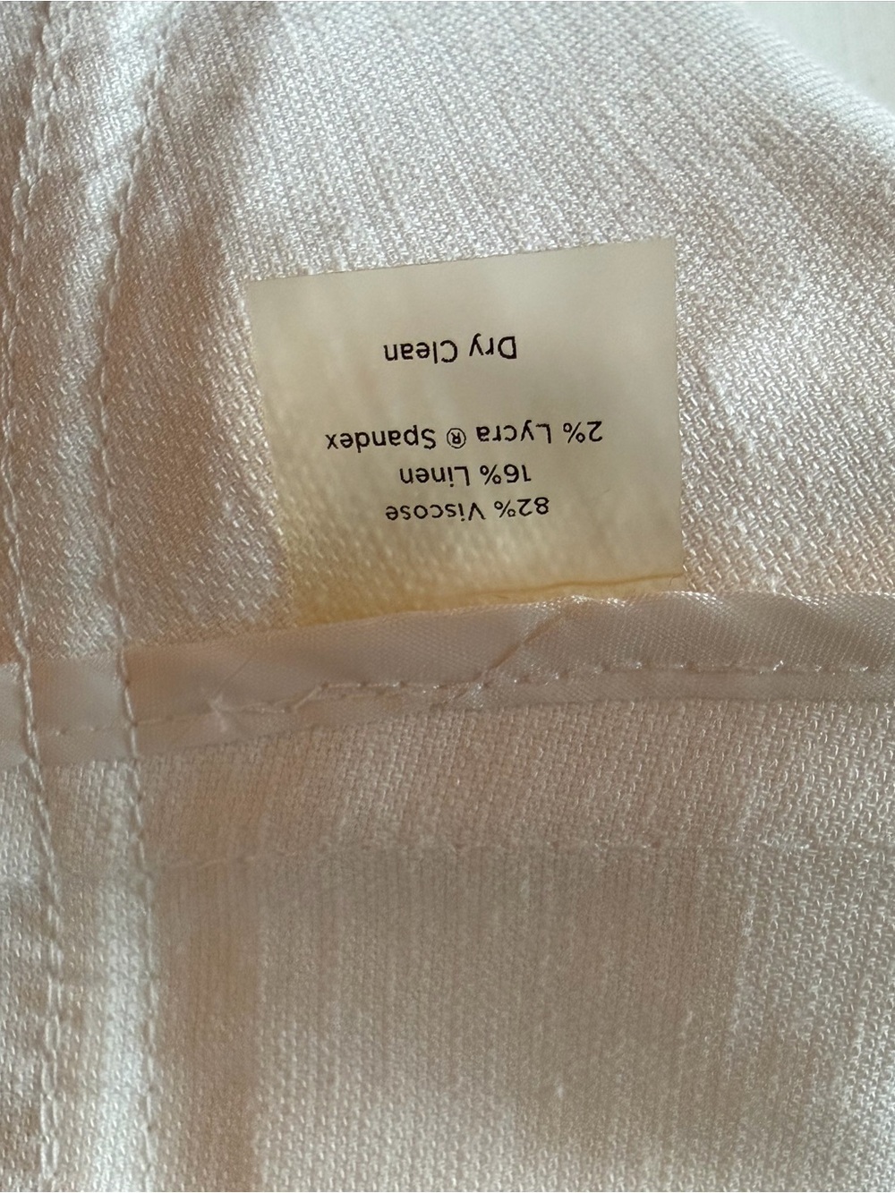Talbots White Lightweight Drawstring Jacket - Picture 8 of 13